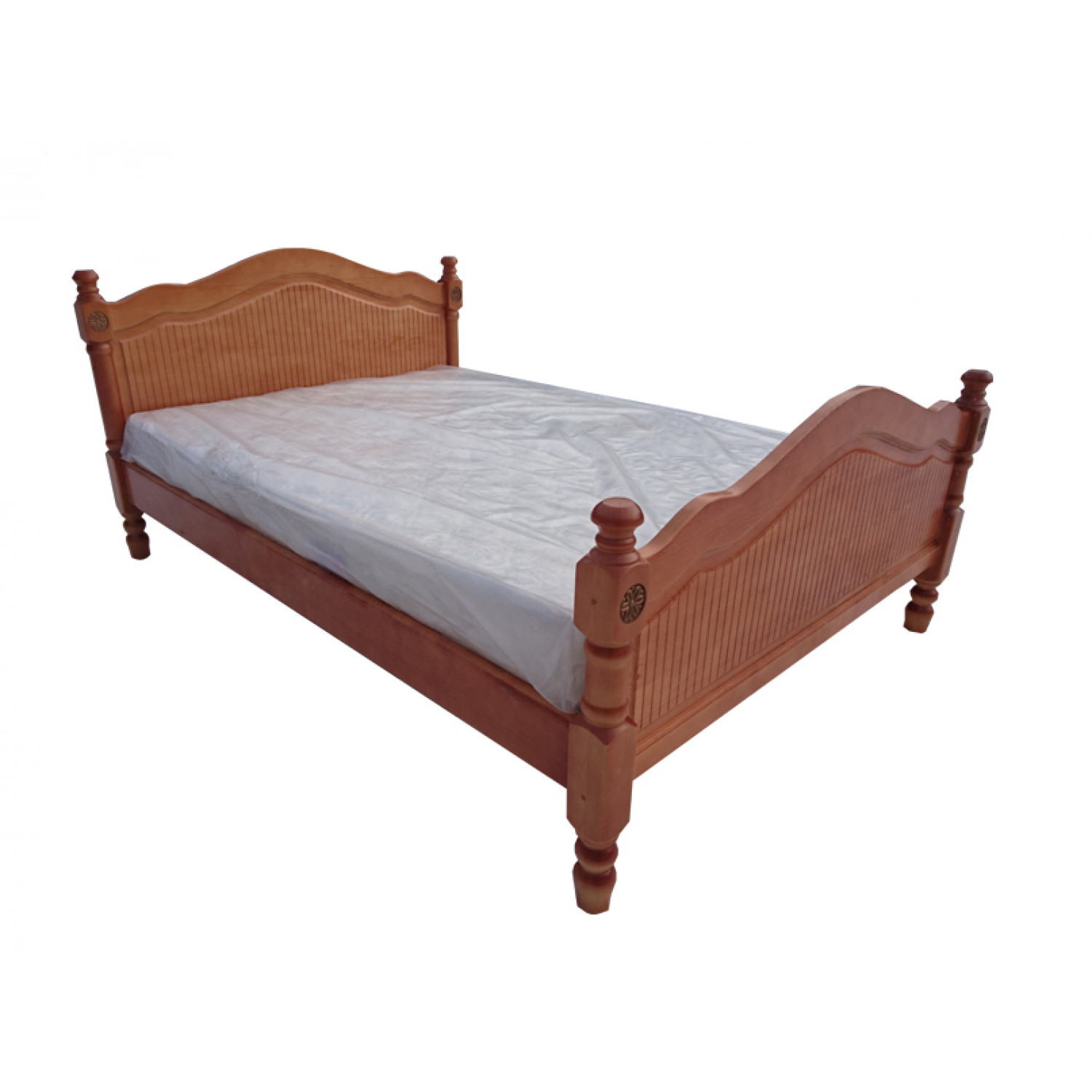 деревянные кровати из массива дерева от производителя из мурома